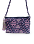 Handmade Tapestry Crochet Crossbody Bag | Oriental Geometric Design