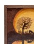 Woodburning Tableau Two Deers