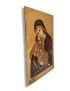 Woodburning Tableau Virgin Mary