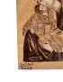 Woodburning Tableau Virgin Mary