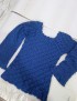 wool dress - blue