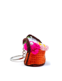 Keychain Flower Basket