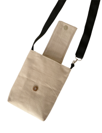 Palmyra Crossbody Bag with Handloomed Beaded Motif