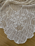 Vintage Crochet Table Cover (133x91cm)