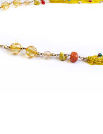 Multi Layers Beaded Cinderella Necklace