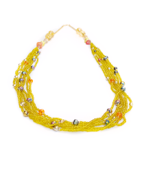 Multi Layers Beaded Cinderella Necklace