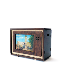 Wooden Traditional TV