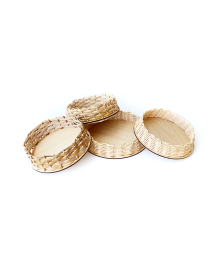 Straw Rounded Tray