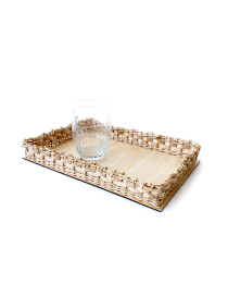 Rectangle Big Straw Tray