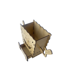 Sponge Bob Wooden Laser Cut Box