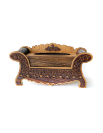 Ornate Laser-Cut Wooden Tissue Box Covers | Handcrafted