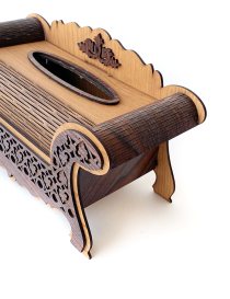 Ornate Laser-Cut Wooden Tissue Box Covers | Handcrafted
