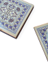Oriental Print Wooden Coasters