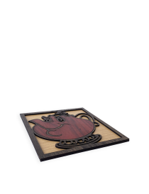Laser Cut Wooden Big Coaster
