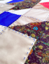 Handmade Syrian Geometric Wall Hanging | Oriental Heritage Tapestry | Linen Backing