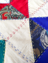 Handmade Geometric Embroidered Bedspread | Syrian Heritage Linen | Project Nahlat Souriya
