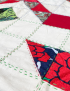 Handmade Geometric Embroidered Bedspread | Syrian Heritage Linen | Project Nahlat Souriya