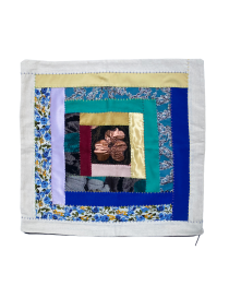 Handmade Patchwork Pillow Covers | Set of 4 | Oriental Heritage Design | Zipper Closure