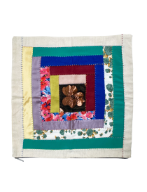 Handmade Patchwork Pillow Covers | Set of 4 | Oriental Heritage Design | Zipper Closure