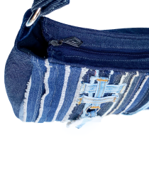 Fazlakat Rima Patchwork Denim Bag | Upcycled Shoulder Tote