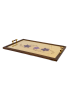 Violet Beaded Flower Tray