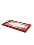 Red Snowflake Tray