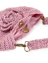 Rosette Crochet Bag with Loop Handle