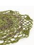 Olive Crochet Side Table Cloth