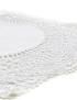 White Needle work Coaster Set of Two White Needle work Coaster Set of Two