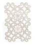 Rectangular Lace Crochet Doily Set of 5