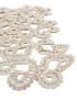 Rectangular Lace Crochet Doily Set of 5