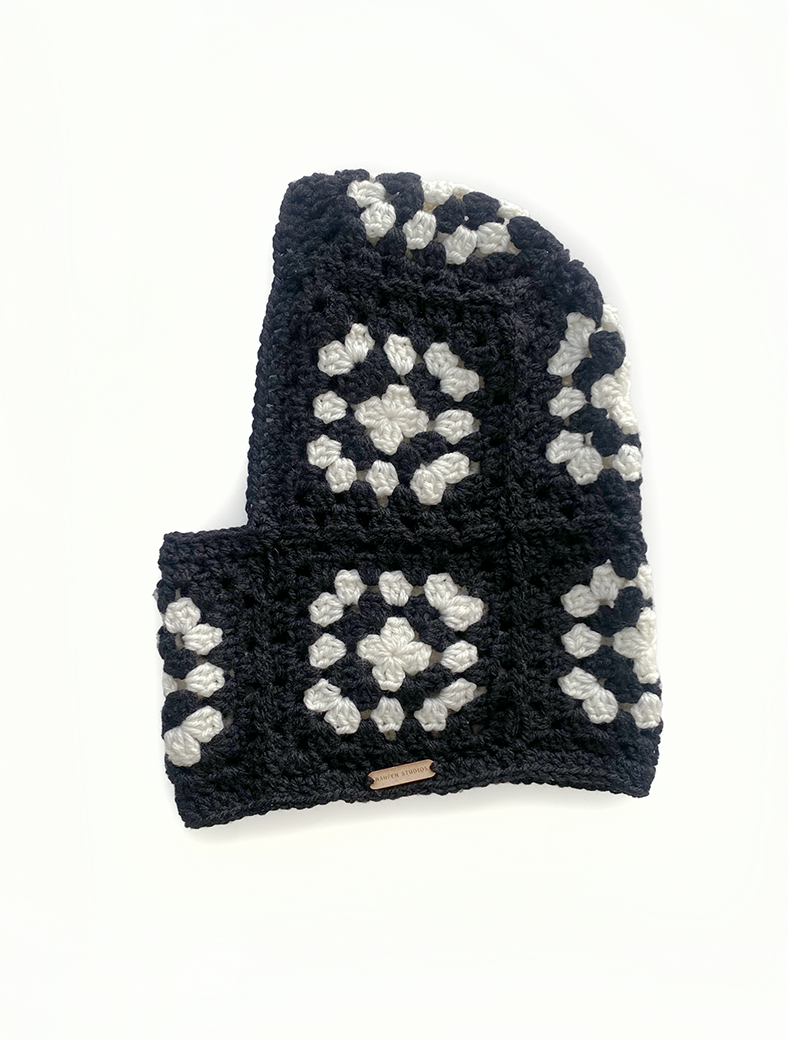 Black Handmade Balaclava.