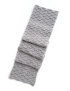 Classic Light Grey Crochet Scarf – Essential Winter Warmer
