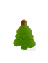 Green Christmas tree shaped glycerin soap with red star for Syria gift delivery.