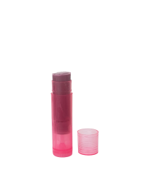 Natural pink tinted lip balm in a transparent pink tube for local Syria delivery.