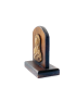 Size and dimension chart for Virgin Mary wood plaque