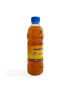 Front view of Al-Zahour natural honey vinegar in a clear bottle.