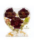 Heart Resin Flower Preservation | Gift Delivery Syria