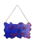 Front view of handcrafted resin plaque "Ya Rabb Barik Hada Al-Bayt" on white background.