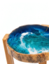 Resiwood handmade resin ocean table gift delivery inside Syria