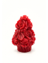 Red rose tree decorative scented candle by Night Candles for gift delivery in Syria.