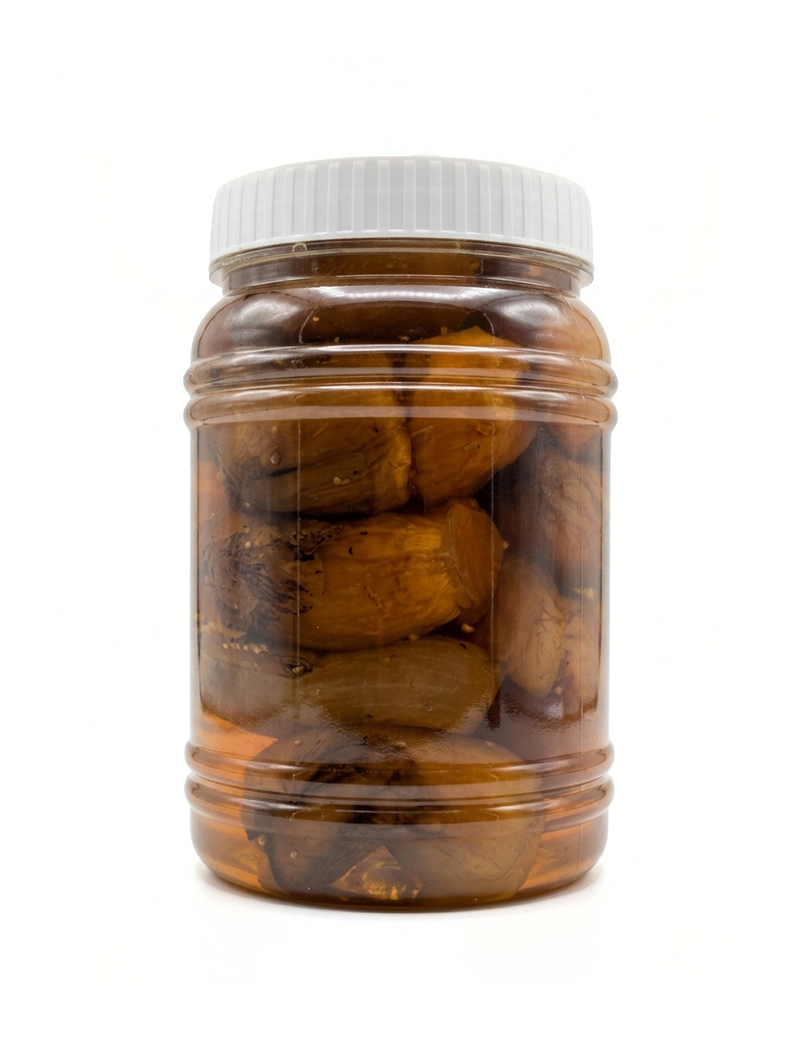 Qitaf natural eggplant jam jar 1.5kg Syrian mouneh