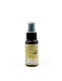 Ingredients label on Yasar Velora serum featuring panthenol pro-vitamin b5 and honey