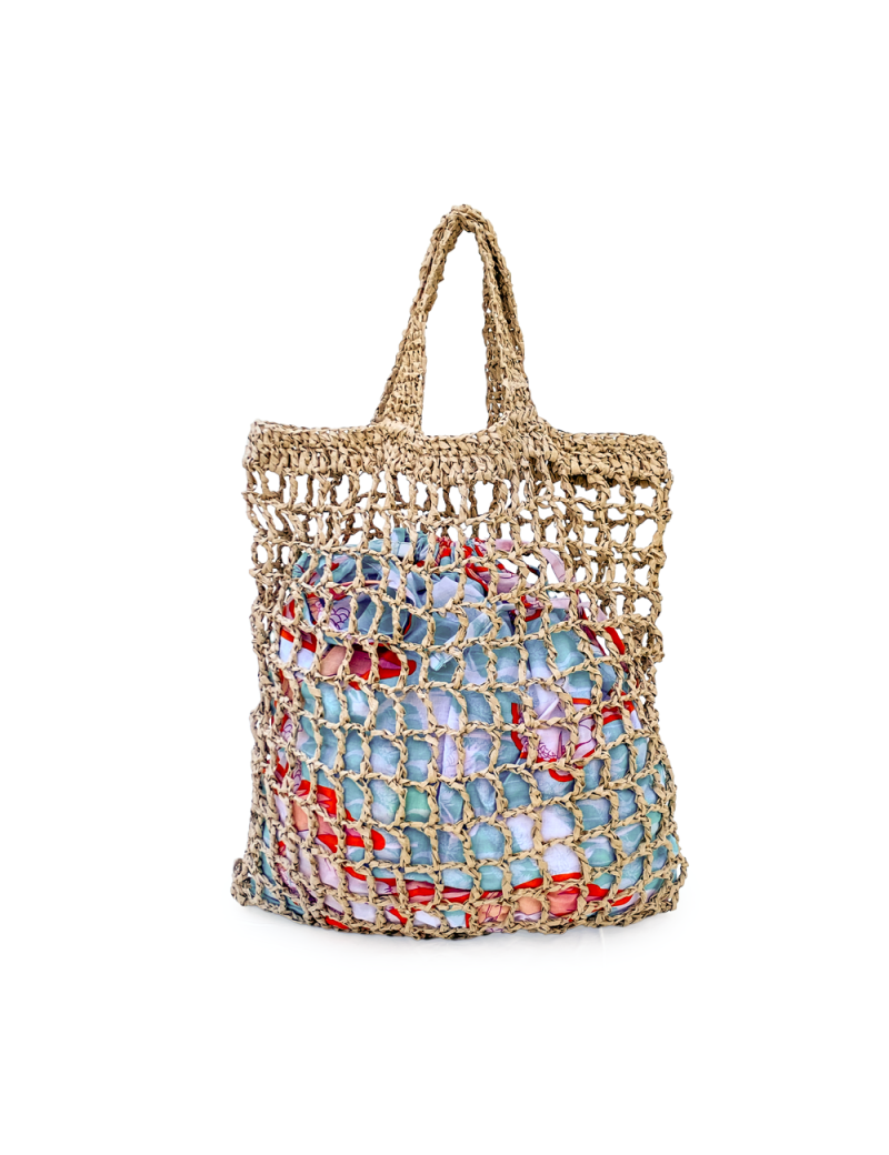 Raffia Summer Net Bag Inner Sack Crochet