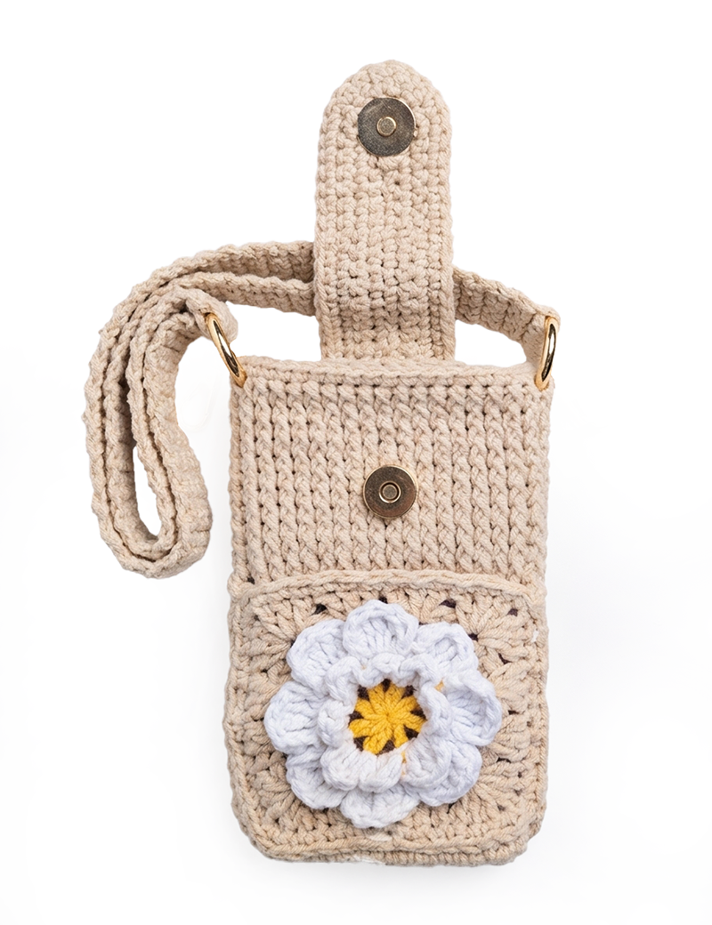 Handmade Crochet Phone Bag | Gifts to Syria