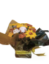 Custom handmade velvet flower decor gift delivered inside Syria