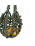 Navy Green Net Bag Crochet