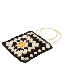 Granny Square Crochet Hand Bag