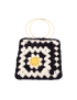 Granny Square Crochet Hand Bag