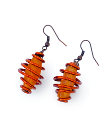 Aqeeq Copper Earrings